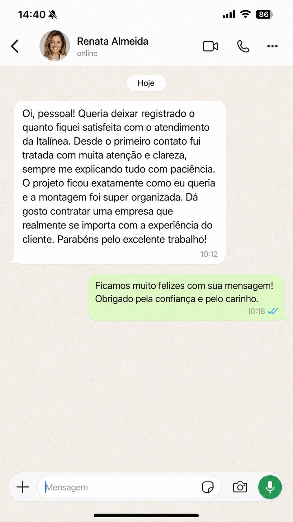 Depoimento Cliente 3