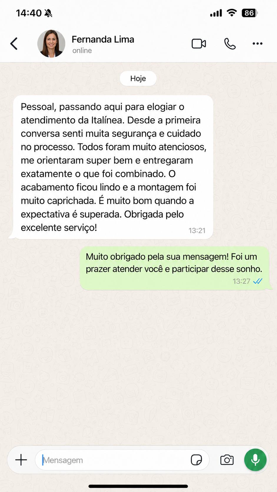 Depoimento Cliente 6